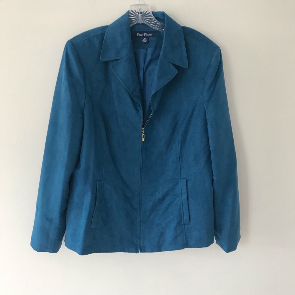 Evan-Picone blue jacket
